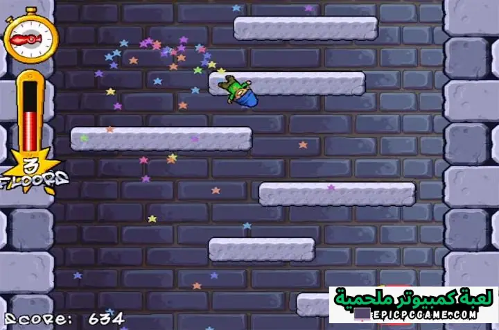 صور من داخل لعبة Icy Tower