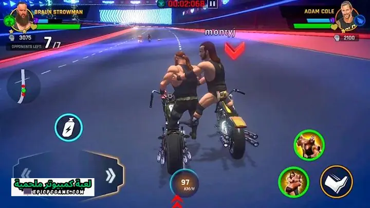 تحميل لعبة WWE Racing Showdown