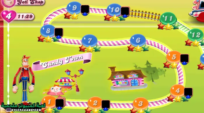 تحميل لعبة كاندي كراش للكمبيوتر والأندرويد من ميديا فاير