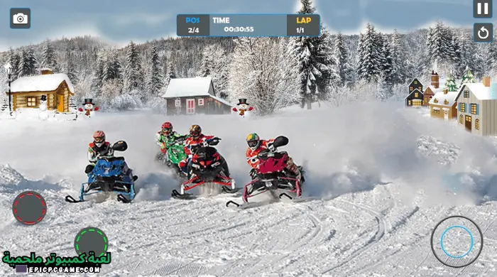 تحميل لعبة موتوسيكلات على الجليد Download SnowCross