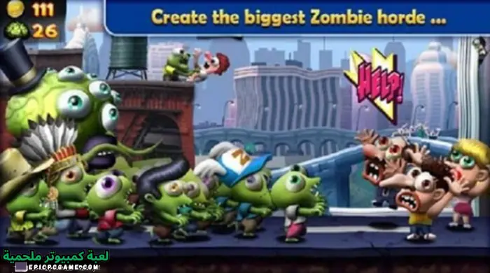 تحميل لعبة زومبي تسونامي Zombie Tsunami 2023 اخر تحديث مجانا