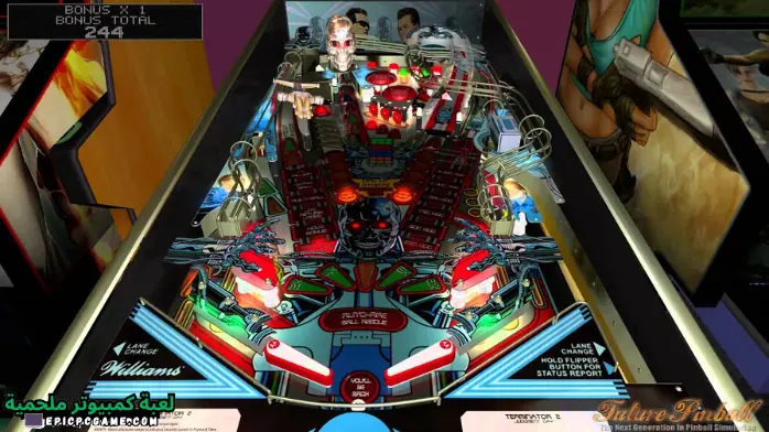 تحميل لعبة Future Pinball Terminator 2