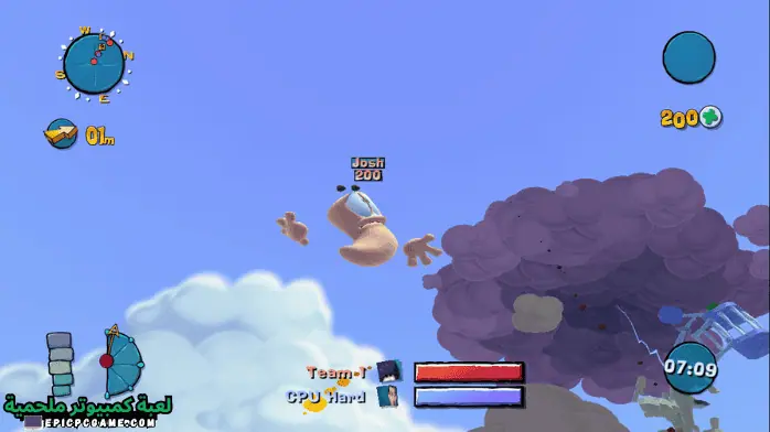 تحميل لعبة worms 4 mayhem 3D
