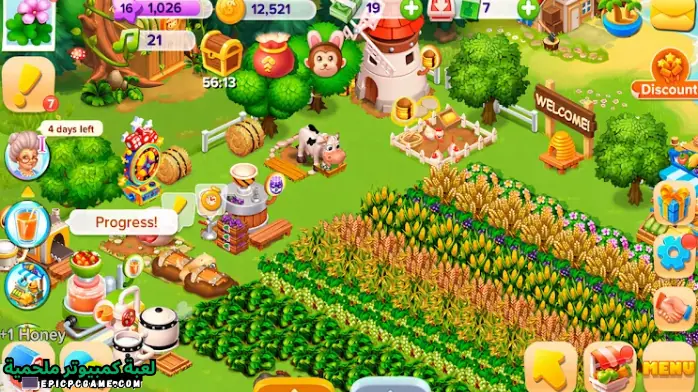 تحميل لعبة المزرعة السعيدة مهكره