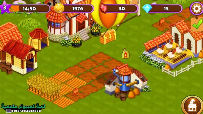 تحميل لعبة المزرعة السعيدة مهكره